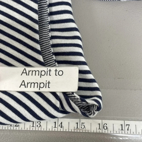 Club Monaco Dress A-Line Sleeveless Striped Blue Size 2 - Picture 13 of 15